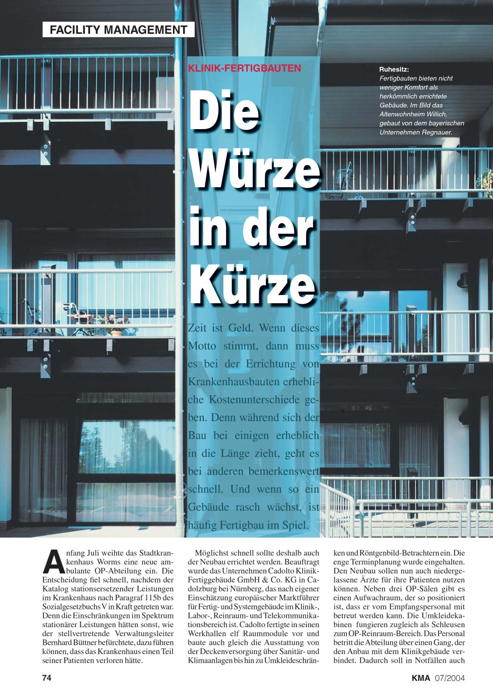 Vorschauseite 1: Die Würze in der Kürze