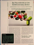 Vorschauseite 1: Bei Neurodermitis an den Biofaktorenstatus denken
