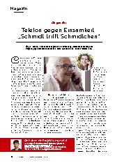 Vorschauseite 1: Telefon gegen Einsamkeit: „Schmidt trifft Schmidchen“