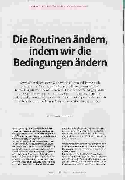 Vorschauseite 2: Die Routinen ändern, indem wir die Bedingungen ändern.