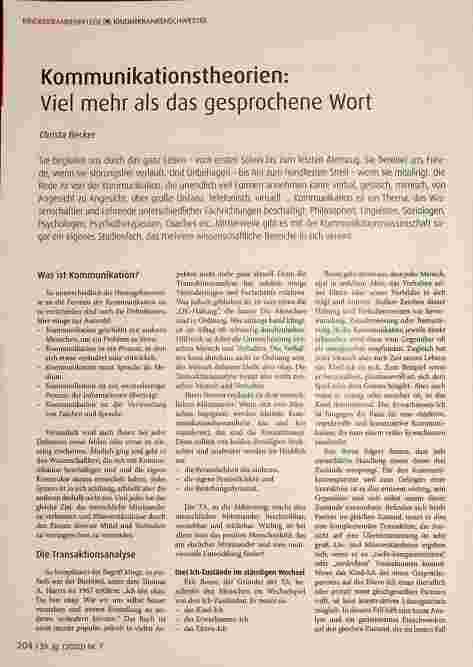 Vorschauseite 1: Kommunikationstheorien: Viel mehr als das gesprochene Wort
