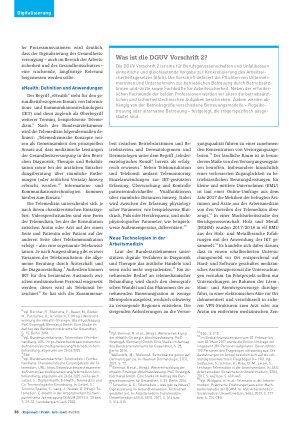 Vorschauseite 2: Betriebsärztliche Betreuung im digitalen Wandel