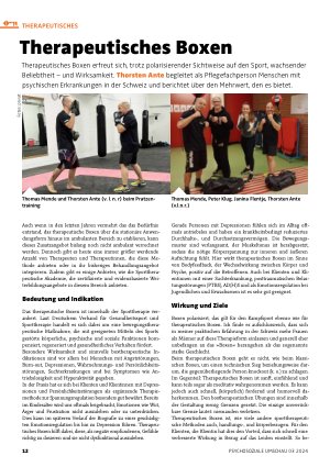 Vorschauseite 1: Therapeutisches Boxen