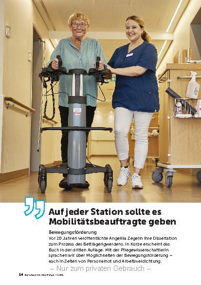 Vorschauseite 1: Auf jeder Station sollte es Mobilitätsbeauftragte geben