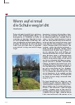 Vorschauseite 1: Wenn auf einmal die Schule wegbricht