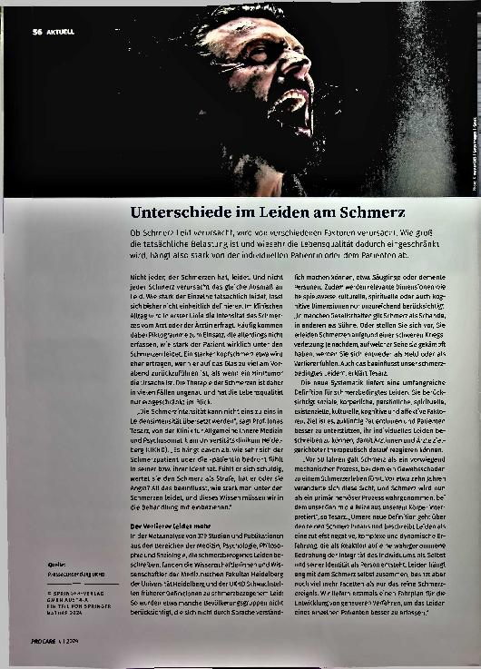 Vorschauseite 1: Unterschiede im Leiden am Schmerz