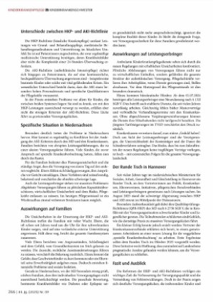 Vorschauseite 2: Die HKP-Richtlinie und AKI-Richtlinie aus Sicht eines ambulanten Kinderkrankenpflegedienstes