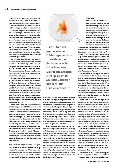 Vorschauseite 3: Psychedelisch-augmentierte Psychotherapie: Ein Einblick in Geschichte und Anwendung