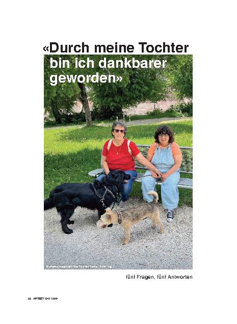 Vorschauseite 1: "Durch meine Tochter bin ich dankbarer geworden. "