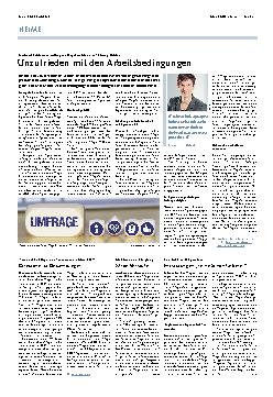Vorschauseite 1: Unzufrieden mit den Arbeitsbedingungen.