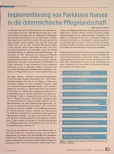 Vorschauseite 1: Implementierung von Parkinson Nurses in die österreichische Pflegelandschaft