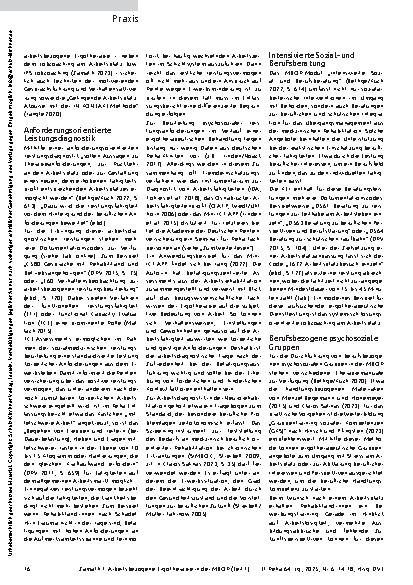 Vorschauseite 3: Qualitätsgesichert, aber wenig bekannt Arbeitsbezogene Ergotherapie in der MBOR (Teil 1)