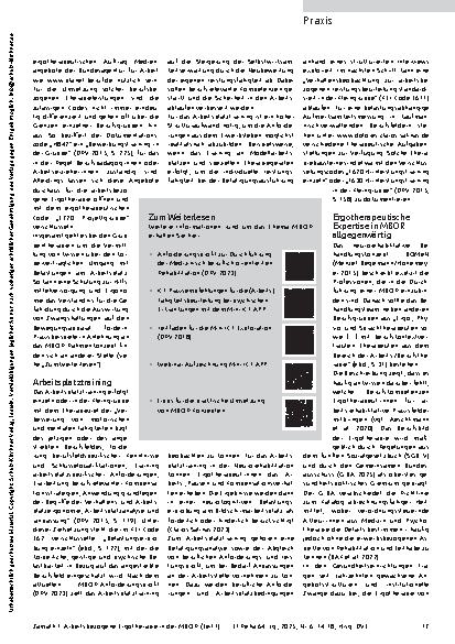 Vorschauseite 4: Qualitätsgesichert, aber wenig bekannt Arbeitsbezogene Ergotherapie in der MBOR (Teil 1)