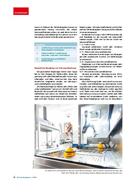 Vorschauseite 2: Leitfaden für Sicherheitsingenieure Containment im Arbeitsschutz