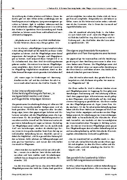 Vorschauseite 4: Spannungsfelder in der Pflege von Kindern mit kritisch chronischen Erkrankungen