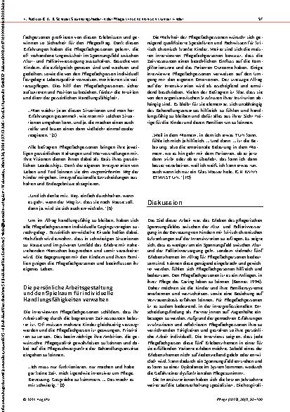 Vorschauseite 5: Spannungsfelder in der Pflege von Kindern mit kritisch chronischen Erkrankungen