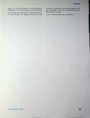 Vorschauseite 2: Aktuelles Bundesregierung will Attraktivität des Pflegeberufs erhöhen