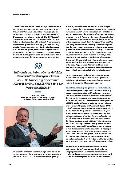 Vorschauseite 3: Gemeinsam für ein funktionierendes Gesundheitssystem