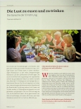 Vorschauseite 1: Die Lust zu essen und zu trinken. Die Sprache der Ernährung.