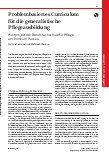 Vorschauseite 1: Problembasiertes Curriculum für die generalistische Pflegeausbildung