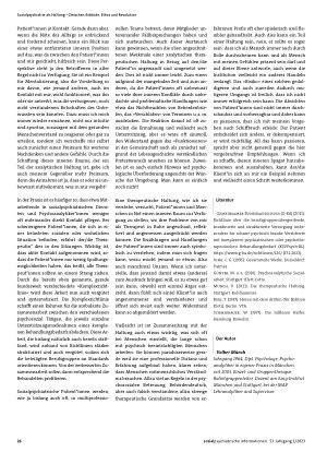 Vorschauseite 4: Analytisch-psychotherapeutische Haltung in der Sozialpsychiatrie
