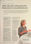 Vorschauseite 1: "Blick über den Tellerrand stärkt Solidarität der Gesundheitsberufe"
