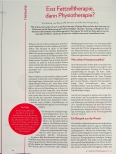 Vorschauseite 1: Erst Fettzellentherapie, dann Physiotherapie?