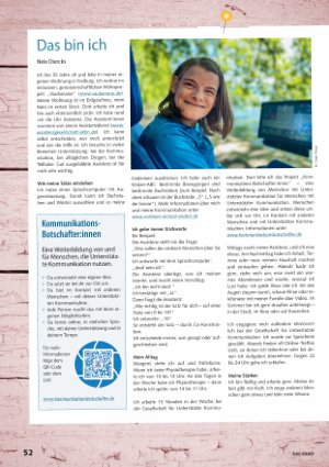 Vorschauseite 4: Werkstatt, Musik und Zukunftsträume