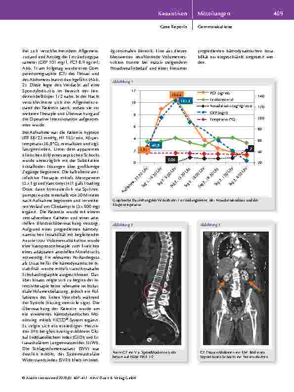 Vorschauseite 3: Fulminante Sepsis mit Multiorganversagen unter immunsuppressiver Therapie – ein Fallbericht