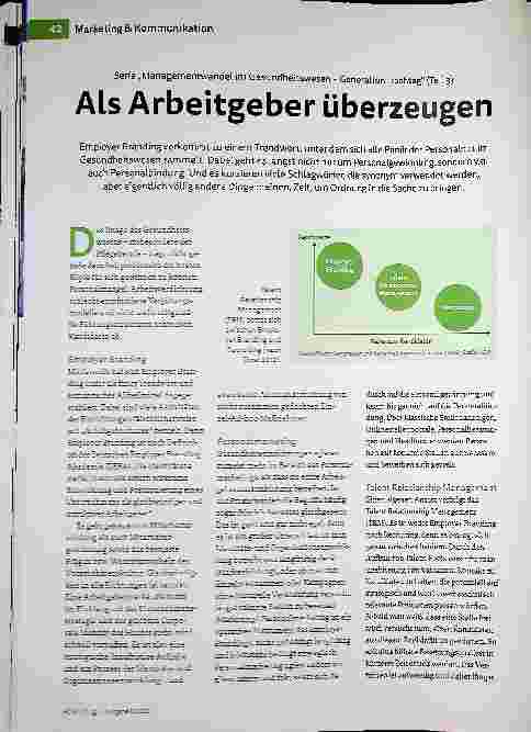 Vorschauseite 1: Serie „Managementwandel im Gesundheitswesen - Generation Hashtag" (Teil 3) Als Arbeitgeber überzeugen