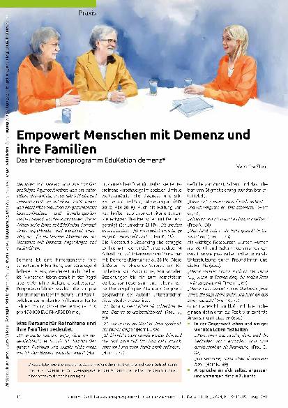 Vorschauseite 1: Empowert Menschen mit Demenz und ihre Familien.