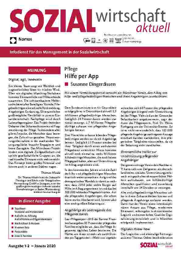 Vorschauseite 1: Pflegehilfe per App