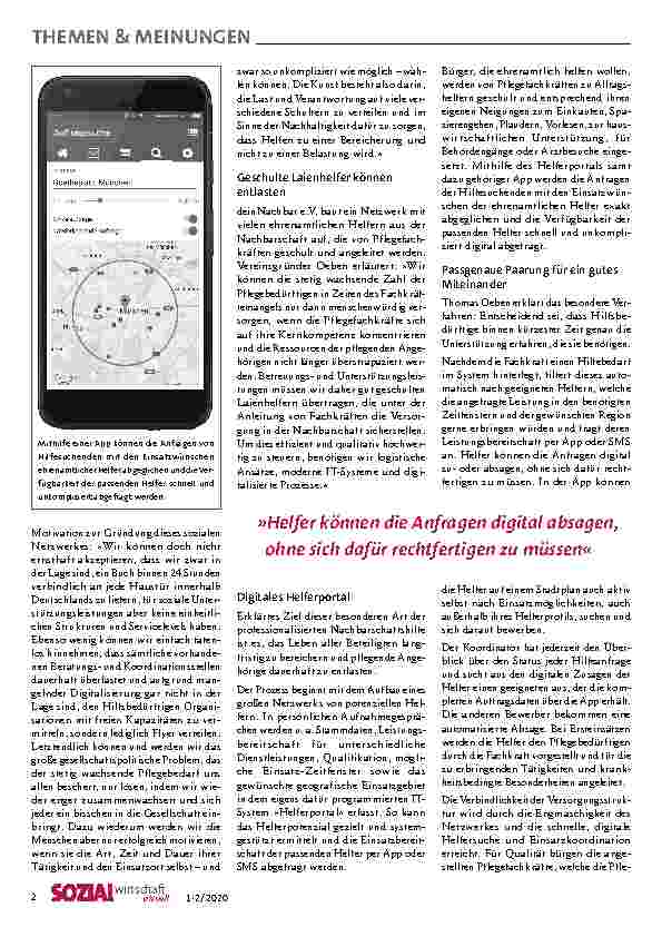 Vorschauseite 2: Pflegehilfe per App