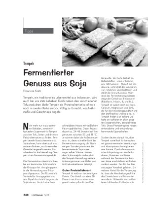 Vorschauseite 1: Fermentierter Genuss aus Soja