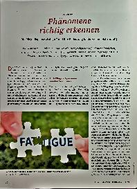 Vorschauseite 1: Phänomene richtig erkennen: Die Pflegediagnose „Fatigue" und ihre Bedeutung für die weitere Behandlung