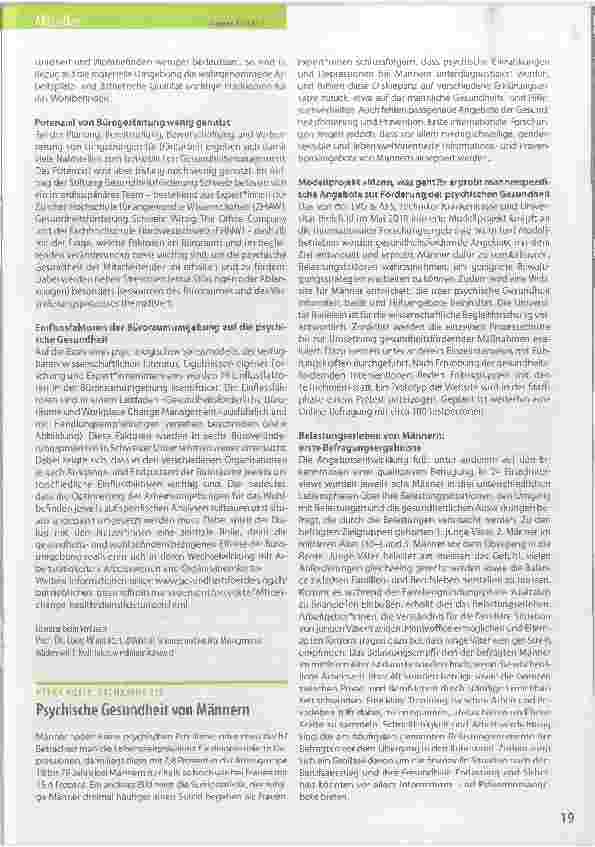 Vorschauseite 2: Gesundheitsförderliche Büroräume