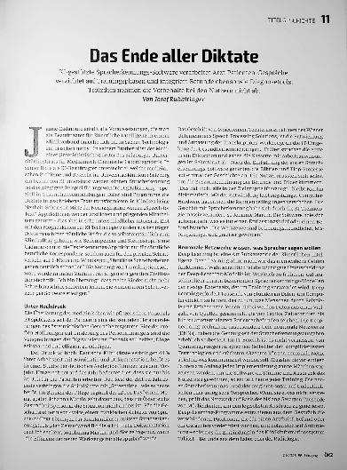 Vorschauseite 2: Das Ende aller Diktate