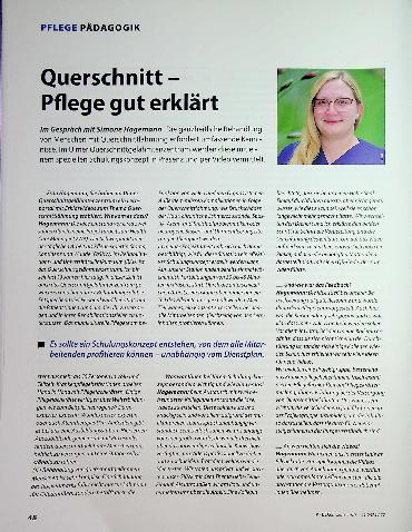 Vorschauseite 1: Querschnitt - Pflege gut erklärt