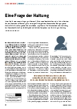 Vorschauseite 1: Eine Frage der Haltung