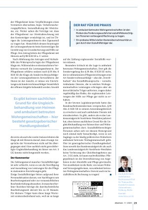 Vorschauseite 2: Hilfe zur Pflege: Pflegekosten bei Tod des Bewohners