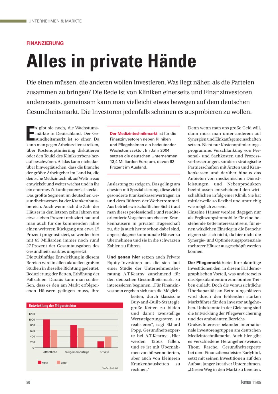 Vorschauseite 1: Alles in private Hände