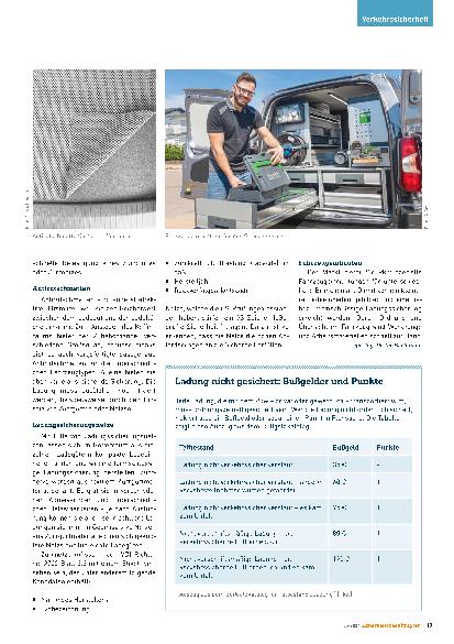 Vorschauseite 4: Verkehrssicherheit: Ladungssicherung im PKW - Ein Handy wird zum Geschoss