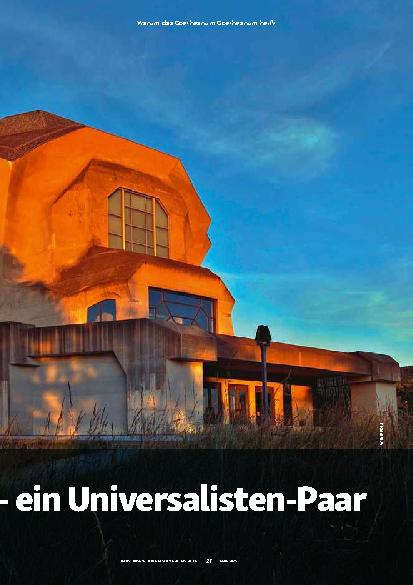 Vorschauseite 2: Goethe und Steiner - ein Universalisten-Paar
