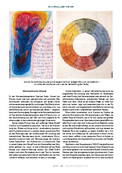 Vorschauseite 5: Goethe und Steiner - ein Universalisten-Paar