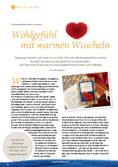 Vorschauseite 1: Wohlgefühl mit warmen Wuscheln