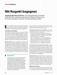 Vorschauseite 1: Mit Respekt begegnen