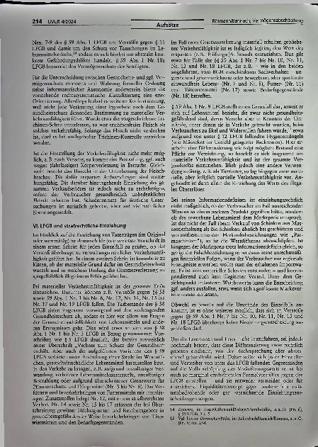 Vorschauseite 4: Strafrechtliche Vermögensabschöpfung aufgrund von Straftaten nach dem LFGB