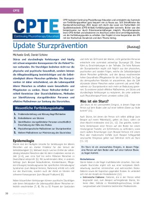 Vorschauseite 1: Update Sturzprävention