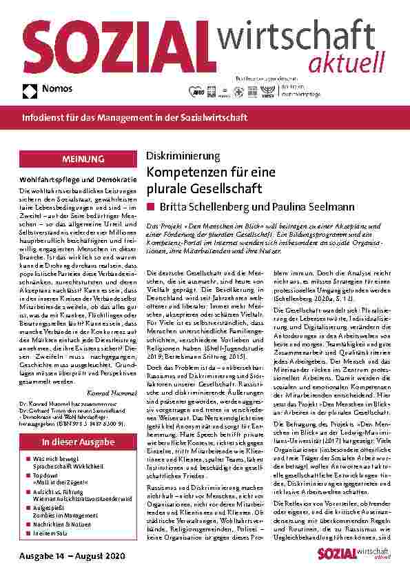 Vorschauseite 1: Diskriminierung: Kompetenzen für eine plurale Gesellschaft