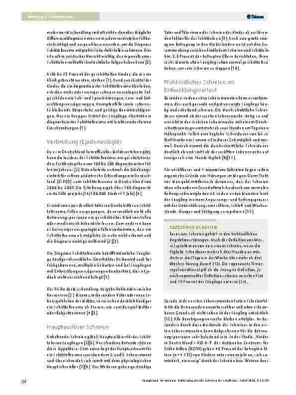 Vorschauseite 2: Aufklärung über die Gefahren des Schüttelns von Säuglingen und Kleinkindern